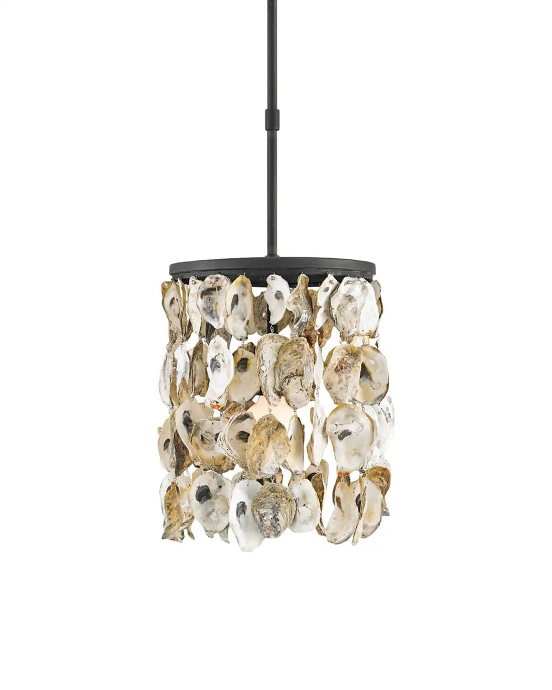 CURREY & COMPANY, STILLWATER OYSTER SHELL PENDANT, PENDANT LIGHT