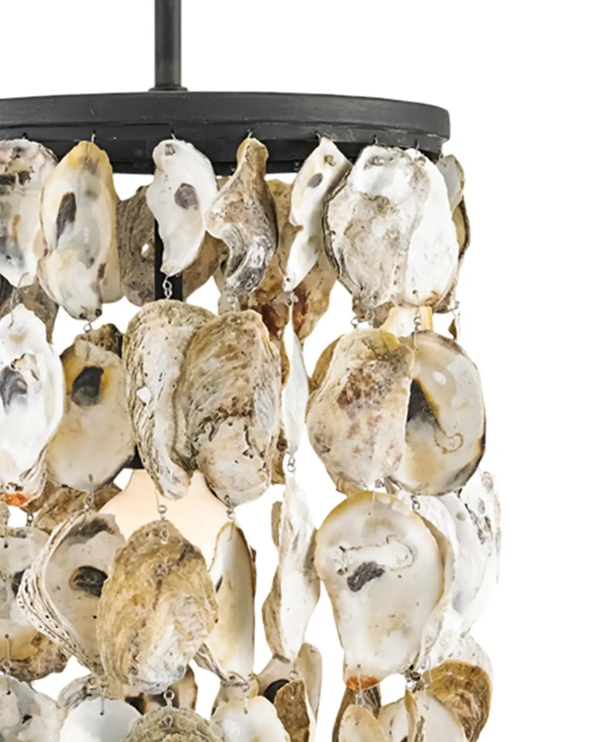 CURREY & COMPANY, STILLWATER OYSTER SHELL PENDANT, PENDANT LIGHT