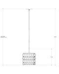 CURREY & COMPANY, STILLWATER OYSTER SHELL PENDANT, PENDANT LIGHT