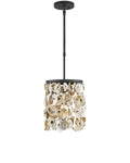 CURREY & COMPANY, STILLWATER OYSTER SHELL PENDANT, PENDANT LIGHT