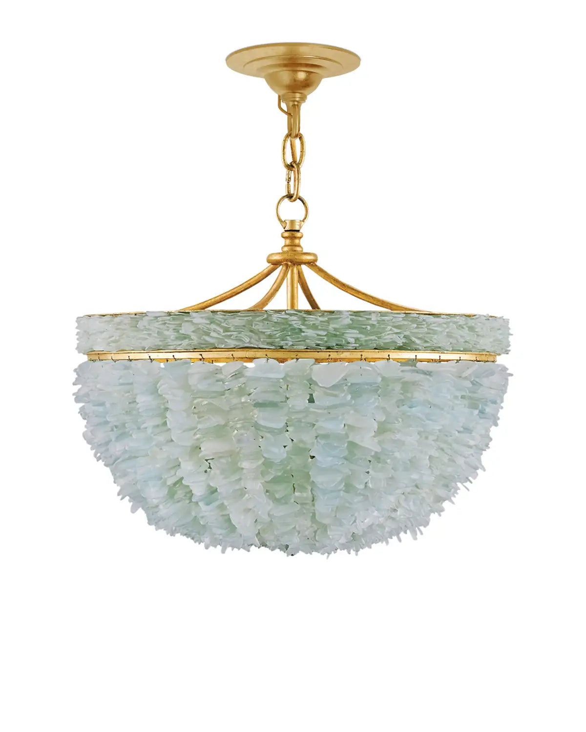 CURREY & COMPANY, BAYOU SEAGLASS PENDANT, PENDANT LIGHT