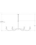 CURREY & COMPANY, SAXON CHANDELIER, CHANDELIER LIGHT