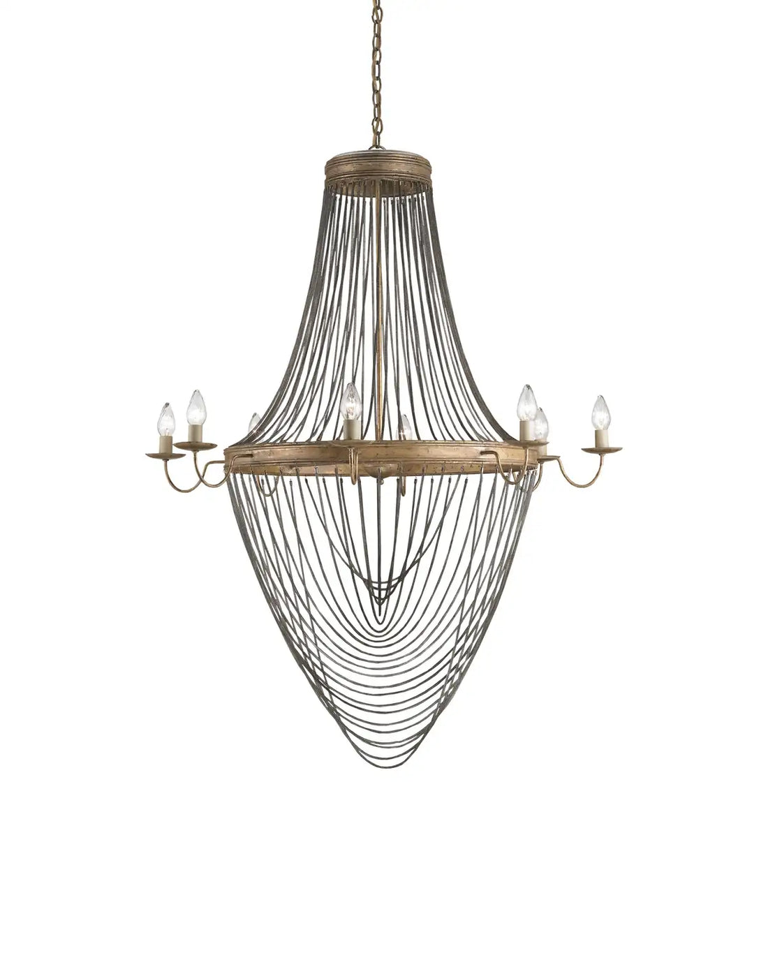 CURREY & COMPANY, LUCIEN CHANDELIER, CHANDELIER LIGHT