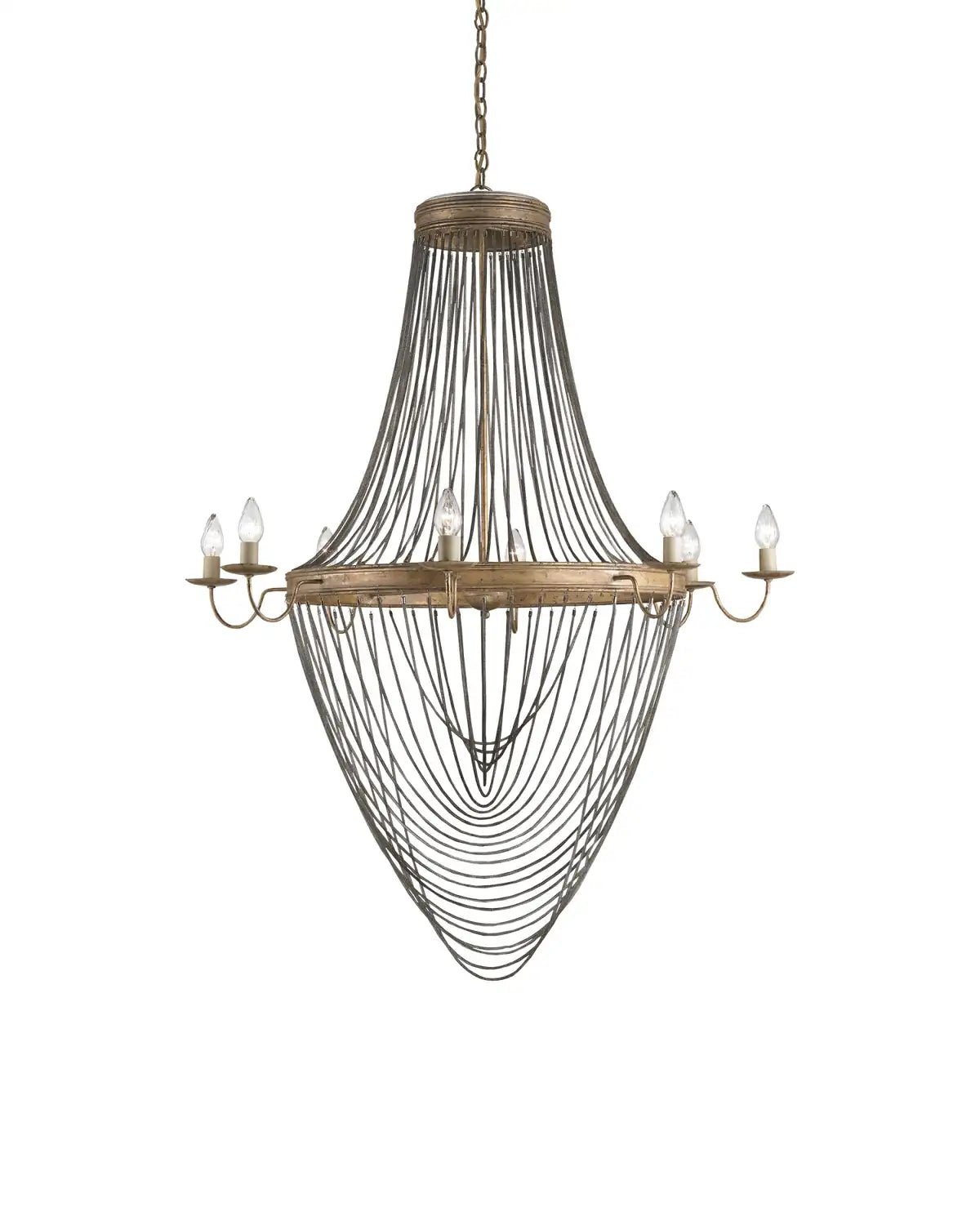 CURREY & COMPANY, LUCIEN CHANDELIER, CHANDELIER LIGHT