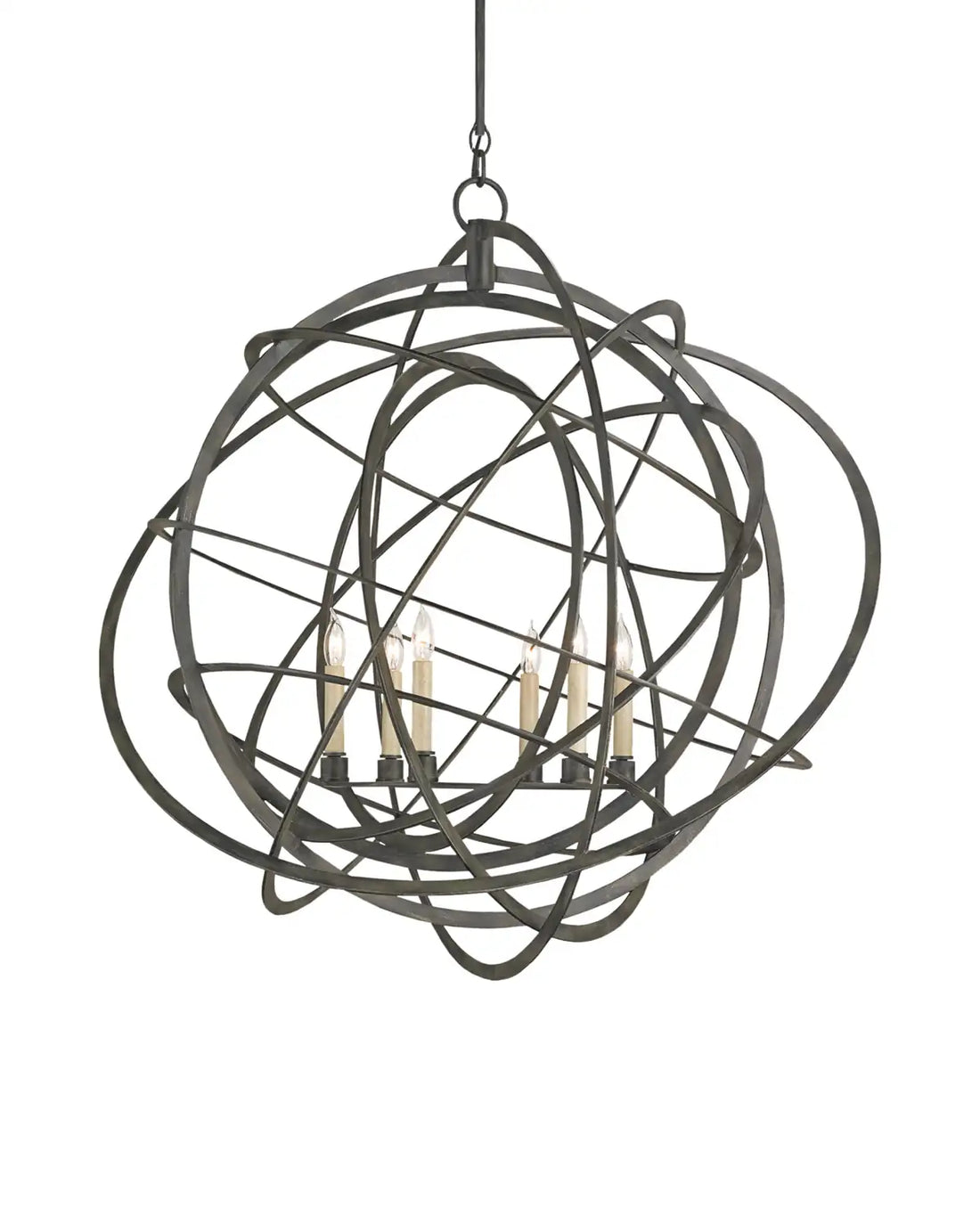 CURREY & COMPANY, GENESIS ORB CHANDELIER, CHANDELIER LIGHT