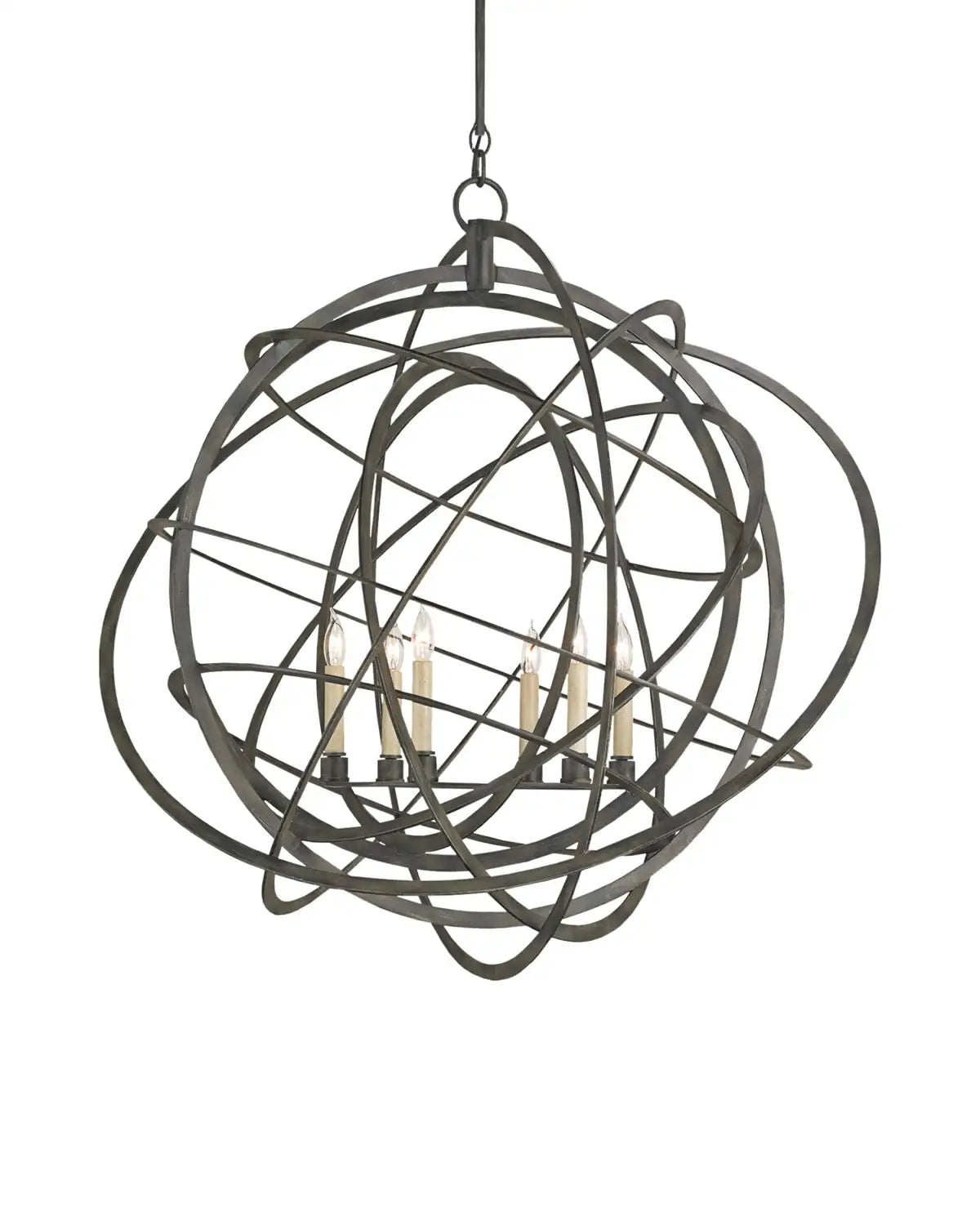 CURREY & COMPANY, GENESIS ORB CHANDELIER, CHANDELIER LIGHT