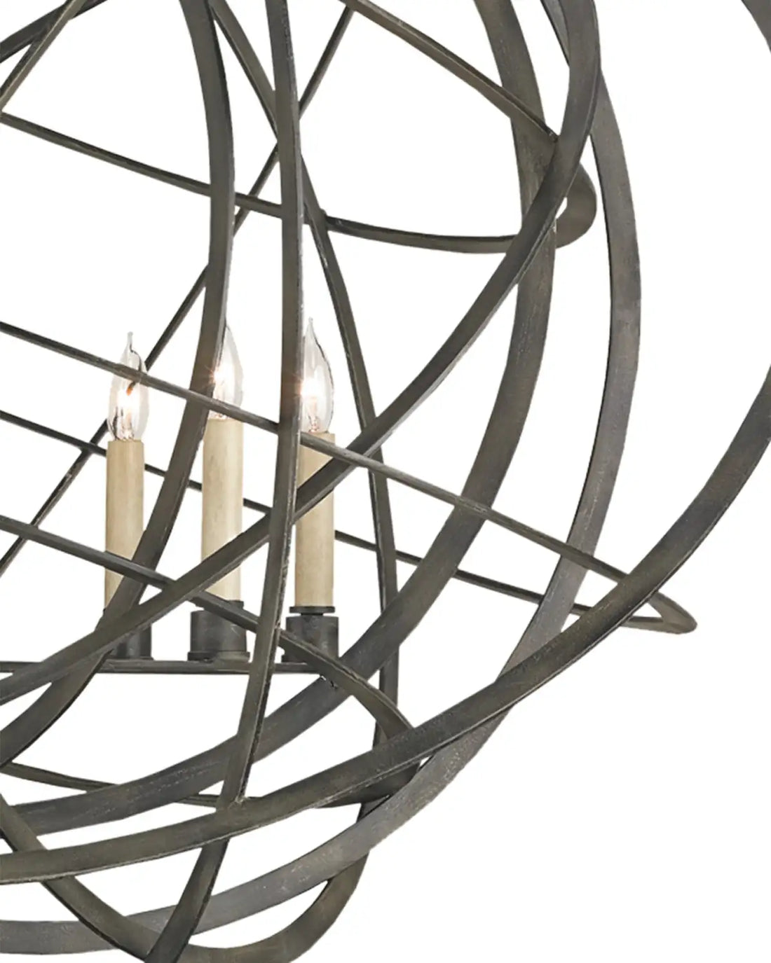CURREY & COMPANY, GENESIS ORB CHANDELIER, CHANDELIER LIGHT