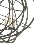 CURREY & COMPANY, GENESIS ORB CHANDELIER, CHANDELIER LIGHT