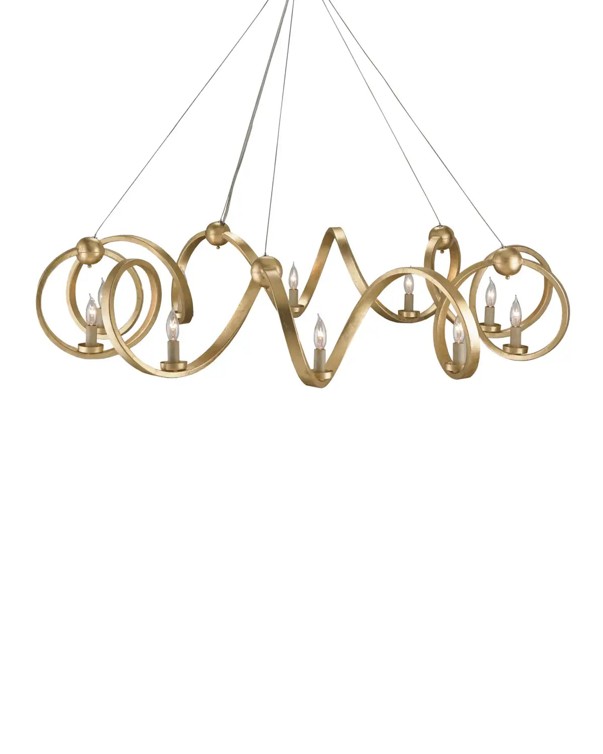 CURREY & COMPANY, RINGMASTER CHANDELIER, CHANDELIER LIGHT