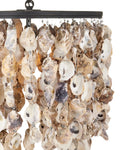 CURREY & COMPANY, STILLWATER OYSTER SHELL OVAL CHANDELIER, CHANDELIER LIGHT