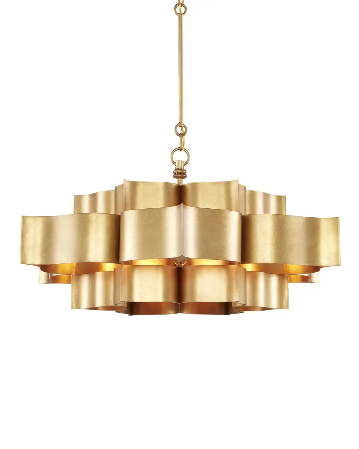 CURREY & COMPANY, GRAND LOTUS CHANDELIER, CHANDELIER LIGHT