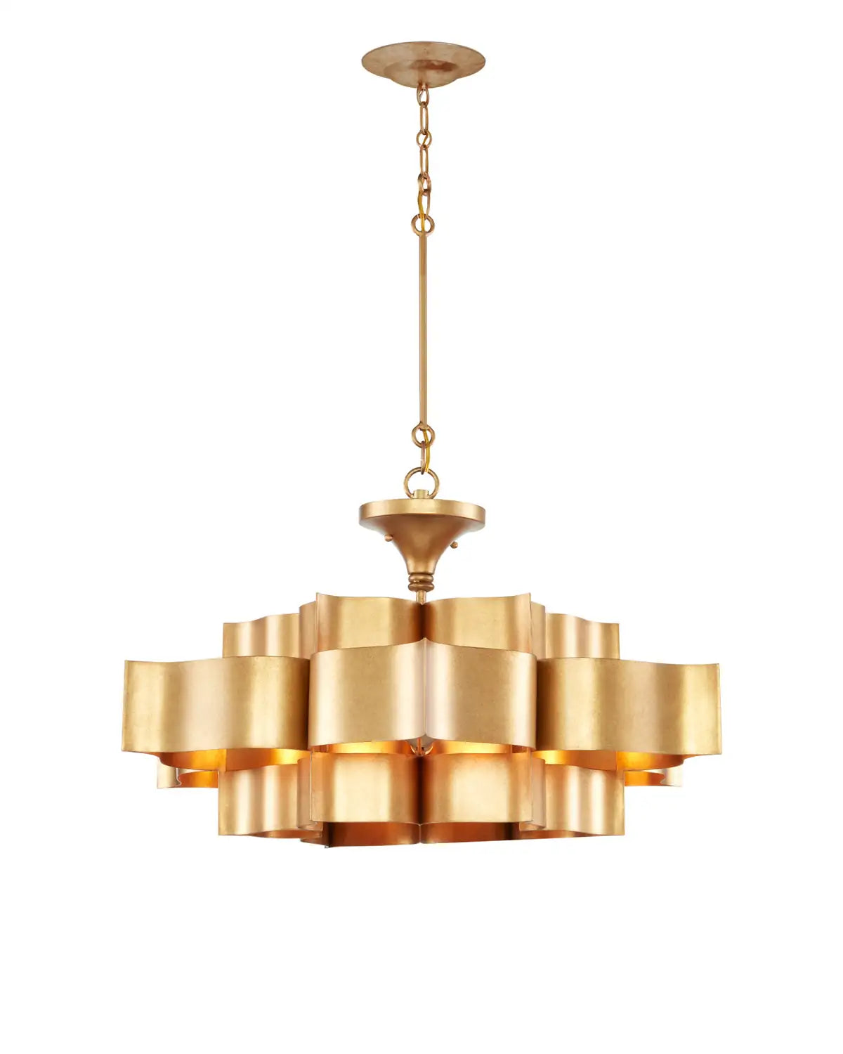 CURREY & COMPANY, GRAND LOTUS CHANDELIER, CHANDELIER LIGHT