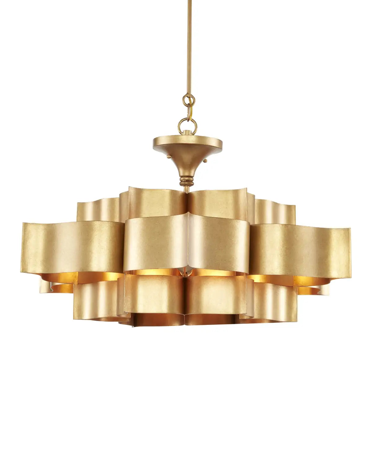 CURREY & COMPANY, GRAND LOTUS CHANDELIER, CHANDELIER LIGHT