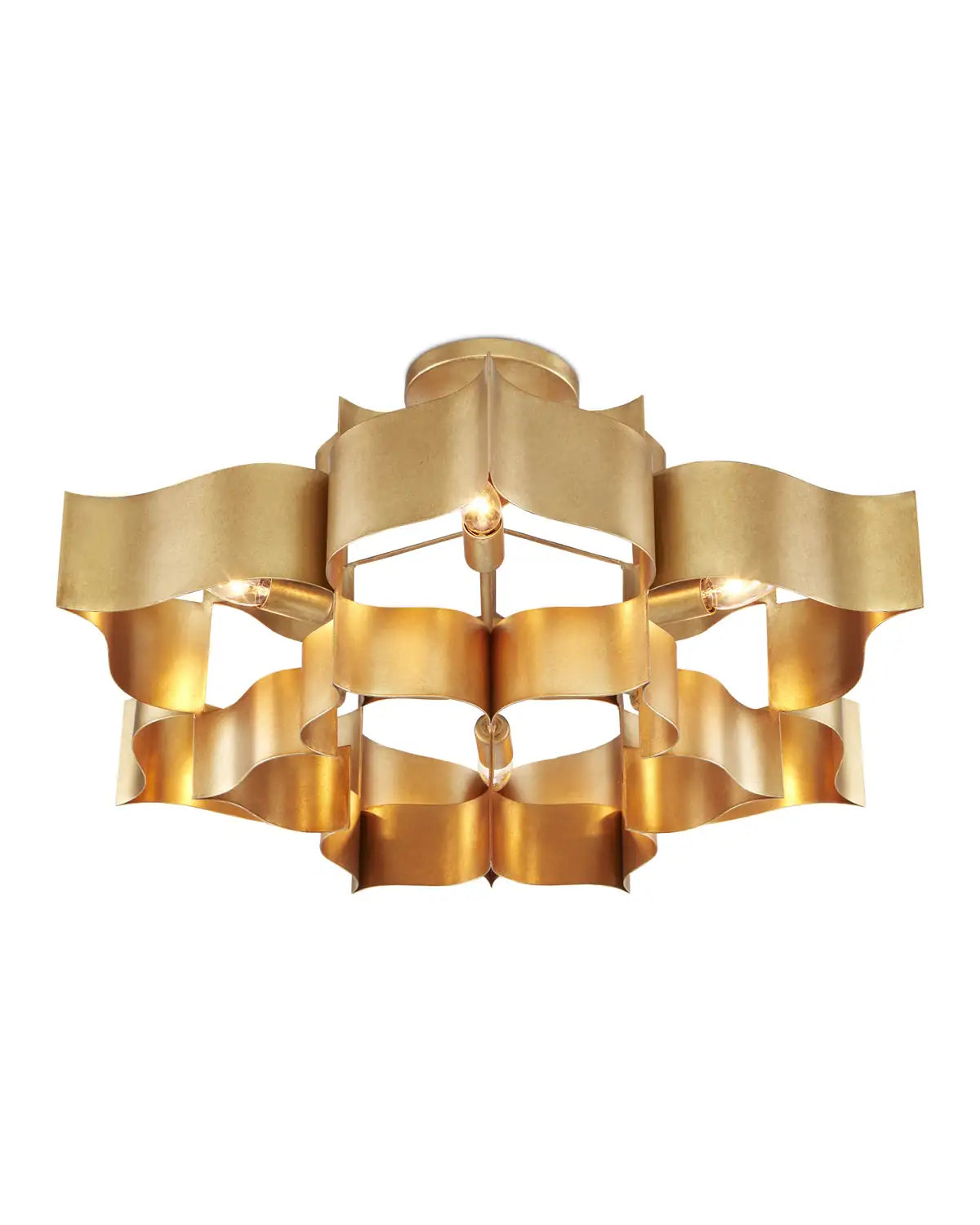 CURREY & COMPANY, GRAND LOTUS CHANDELIER, CHANDELIER LIGHT