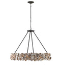 CURREY & COMPANY, OYSTER SHELL CHANDELIER, CHANDELIER LIGHT