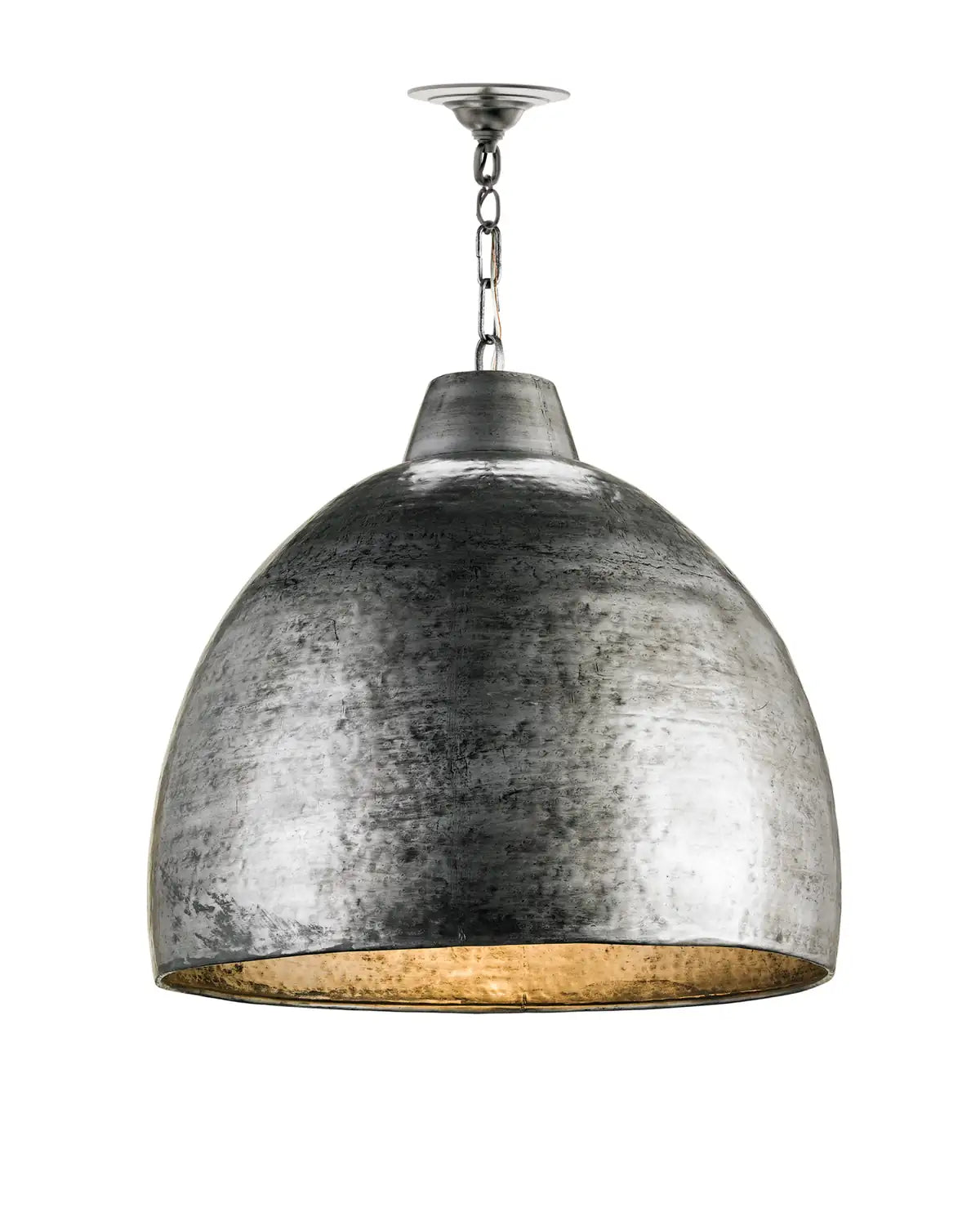 CURREY & COMPANY, EARTHSHINE STEEL PENDANT, PENDANT LIGHT