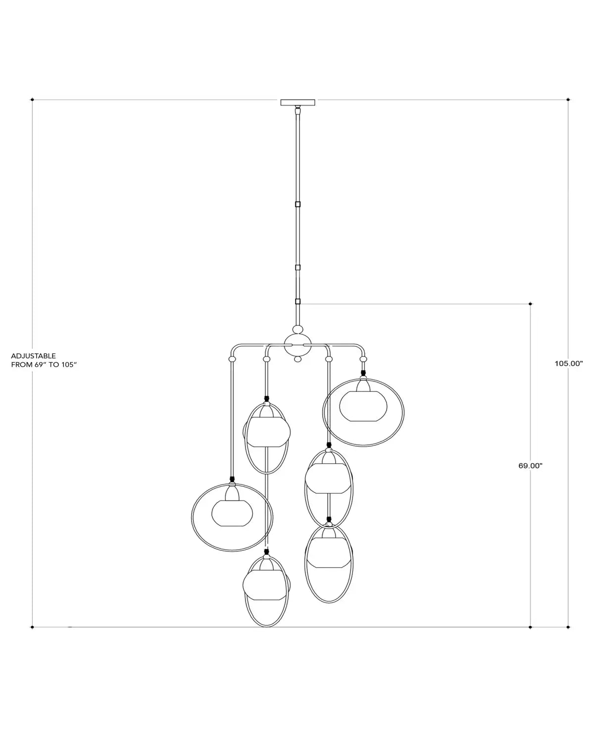 CURREY & COMPANY, MOORSGATE MULTI-PENDANT, PENDANT LIGHT
