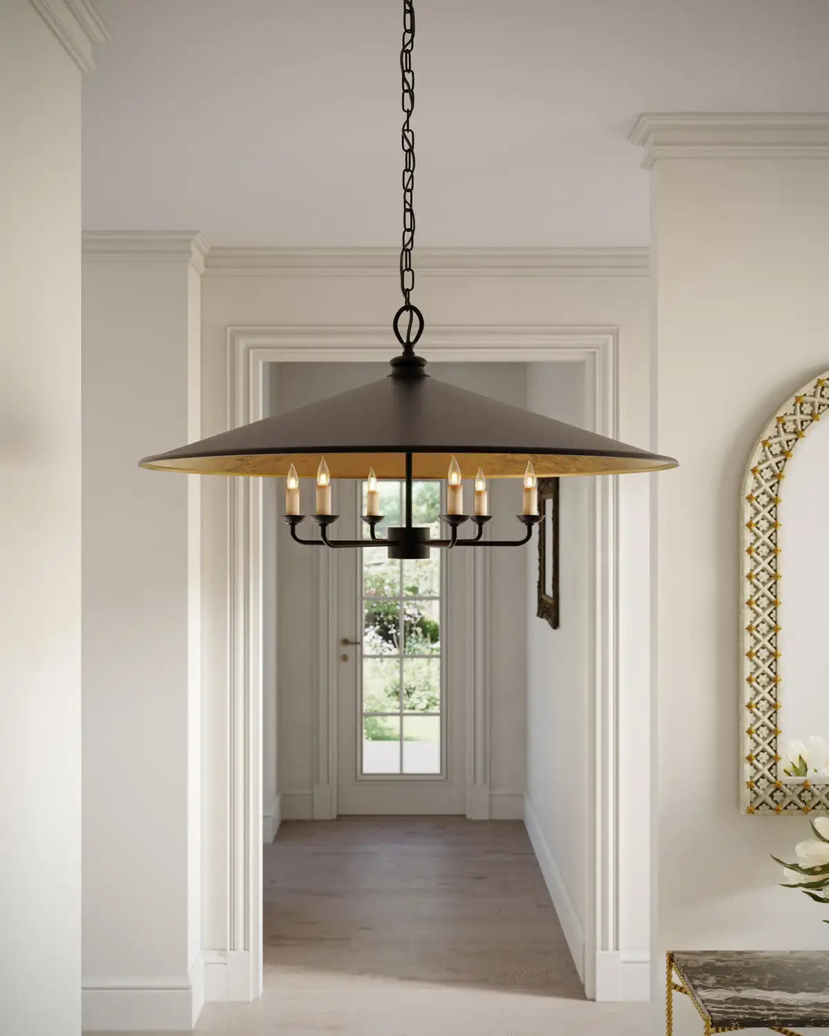 CURREY & COMPANY, BRUSSELS CHANDELIER, CHANDELIER LIGHT