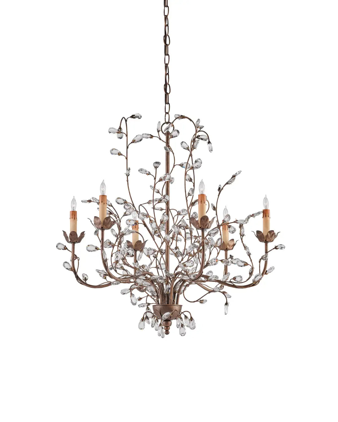 CURREY & COMPANY, CRYSTAL BUD CHANDELIER, CHANDELIER LIGHT