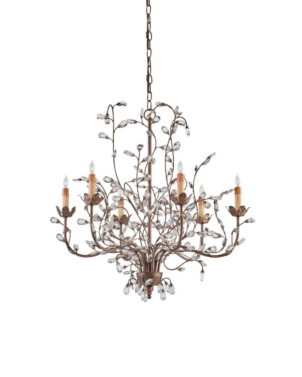 CURREY & COMPANY, CRYSTAL BUD CHANDELIER, CHANDELIER LIGHT