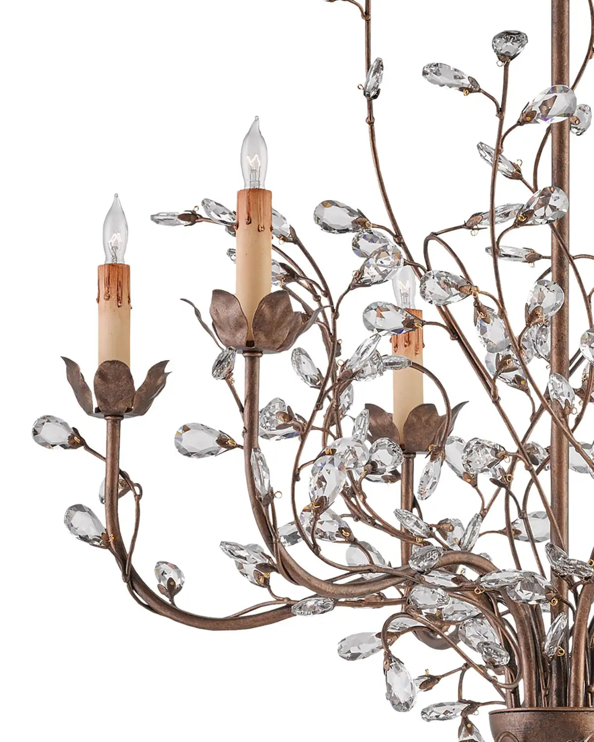 CURREY & COMPANY, CRYSTAL BUD CHANDELIER, CHANDELIER LIGHT
