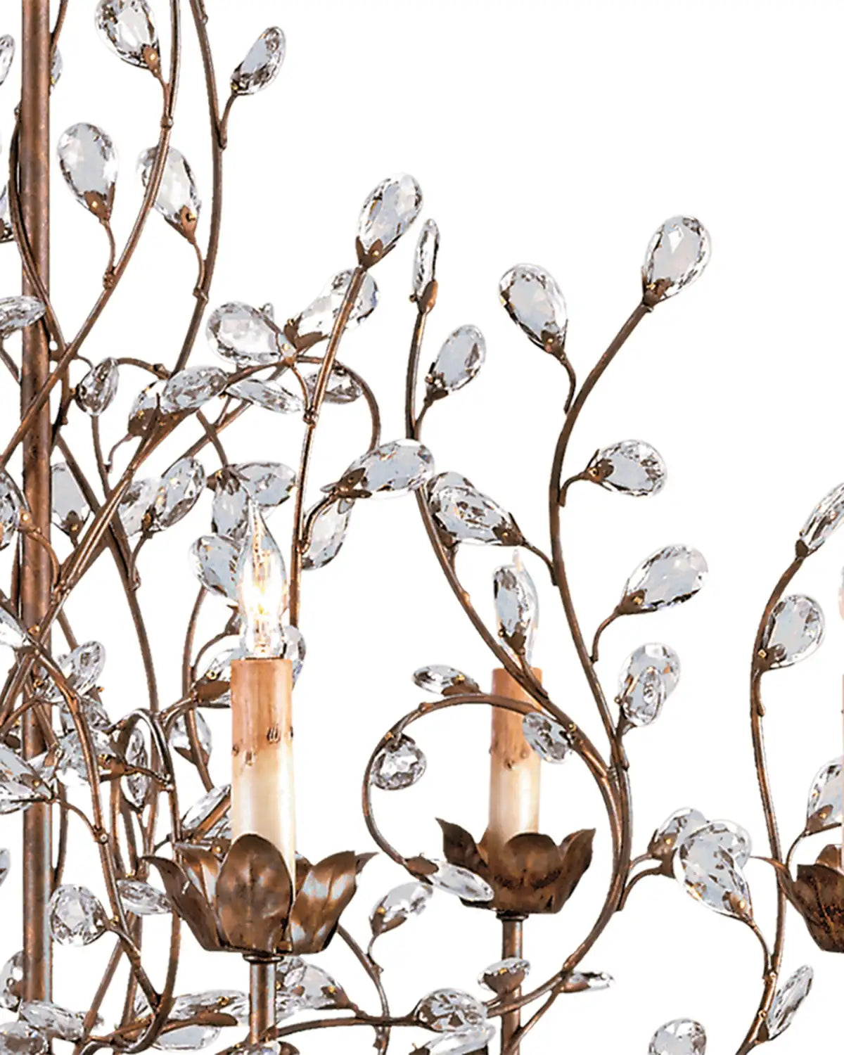 CURREY & COMPANY, CRYSTAL BUD CHANDELIER, CHANDELIER LIGHT