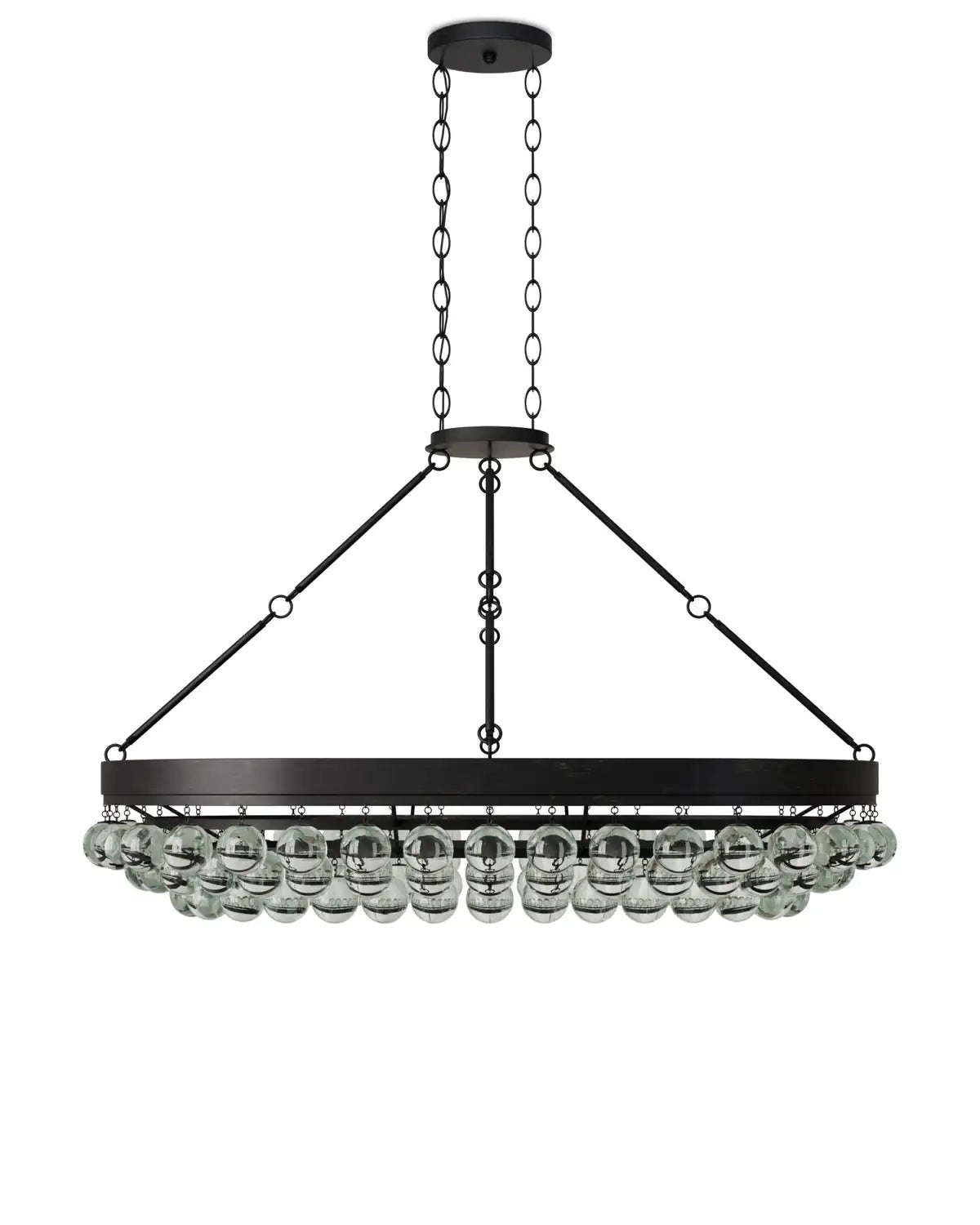 CURREY & COMPANY, BALTHAZAR OVAL CHANDELIER, CHANDELIER LIGHT