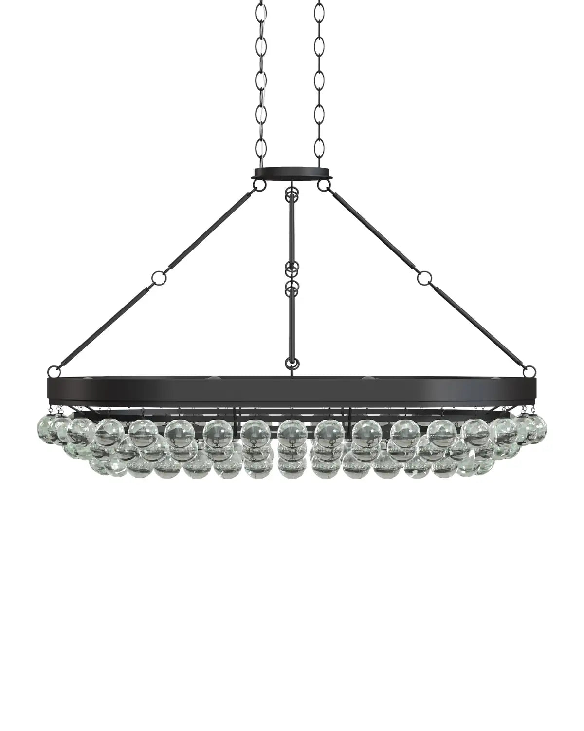 CURREY & COMPANY, BALTHAZAR OVAL CHANDELIER, CHANDELIER LIGHT