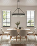CURREY & COMPANY, BALTHAZAR OVAL CHANDELIER, CHANDELIER LIGHT