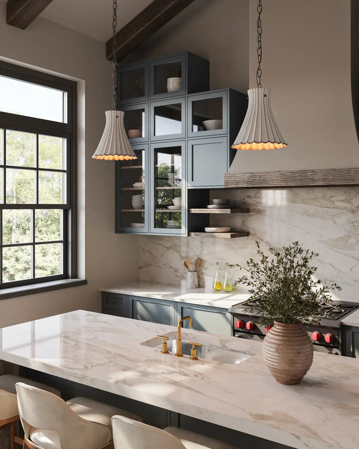 CURREY & COMPANY, JAZZ PENDANT, PENDANT LIGHT