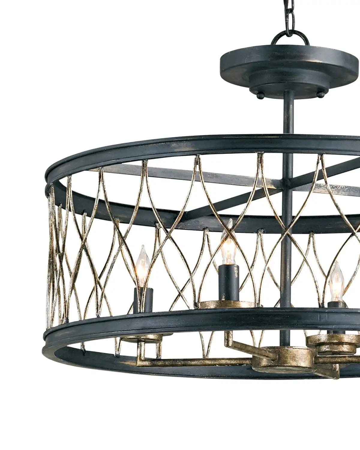 CURREY & COMPANY, CRISSCROSS SEMI-FLUSH MOUNT, SEMI FLUSH MOUNT LIGHT