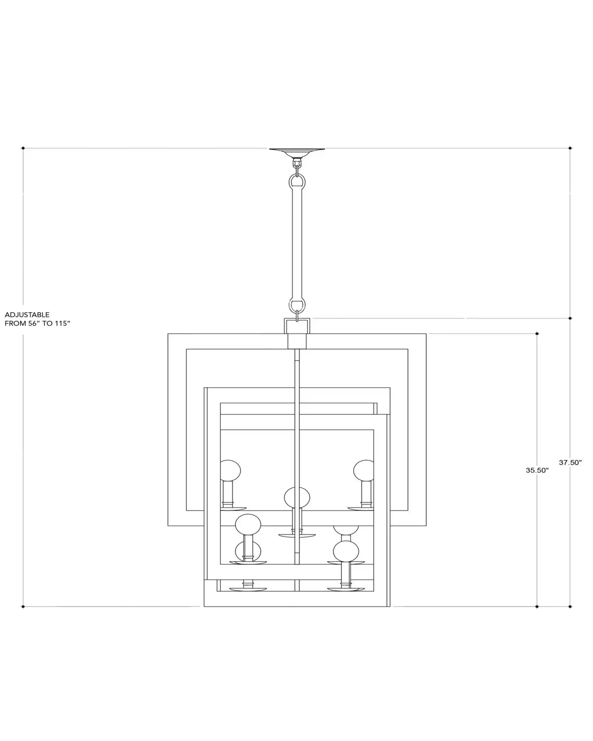 CURREY & COMPANY, MIDDLETON CHANDELIER, CHANDELIER LIGHT