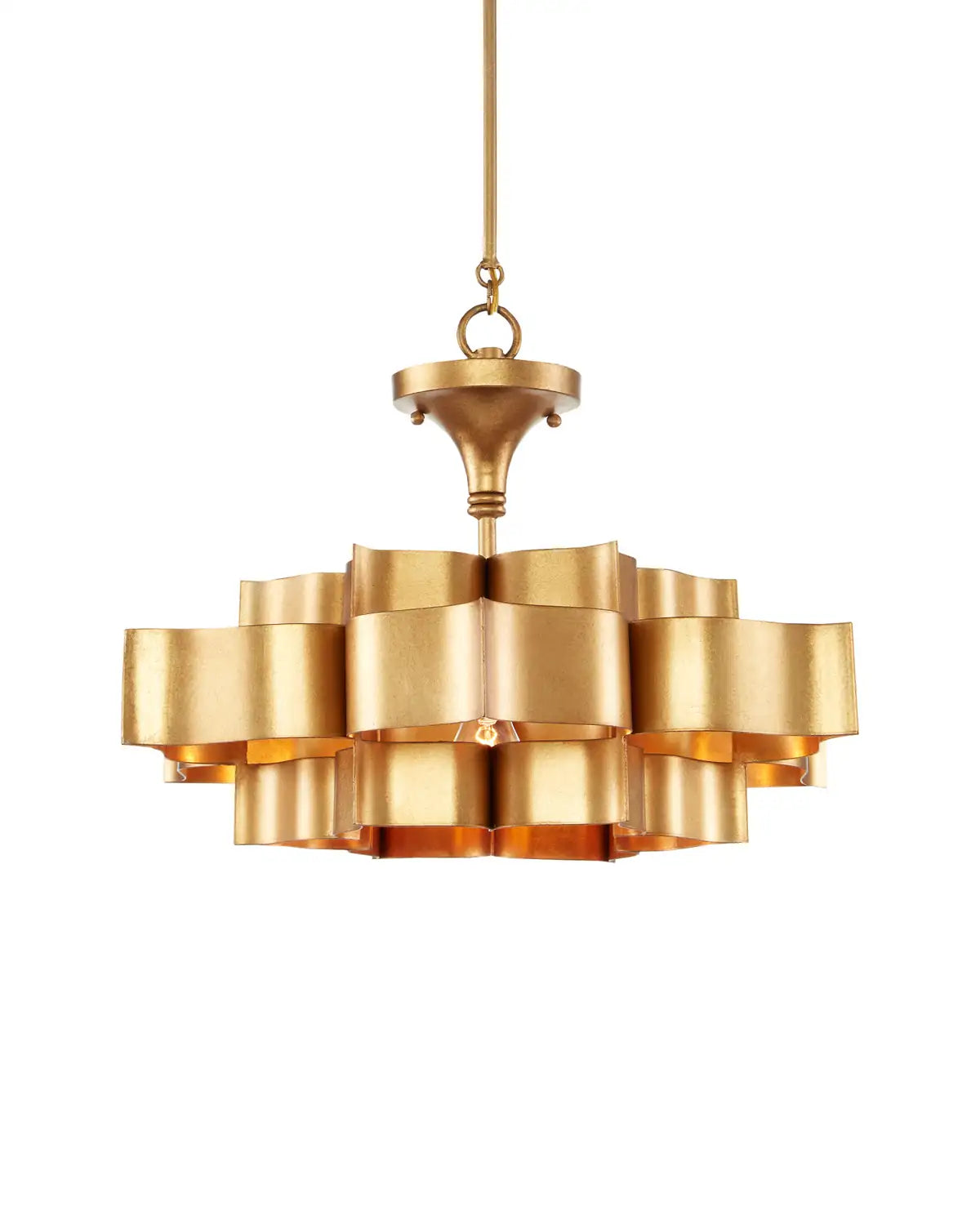 CURREY & COMPANY, GRAND LOTUS CHANDELIER, CHANDELIER LIGHT