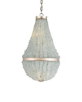 CURREY & COMPANY, PLATEA SEAGLASS CHANDELIER, CHANDELIER LIGHT
