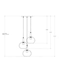 CURREY & COMPANY, BECKETT TRIO PENDANT, PENDANT LIGHT