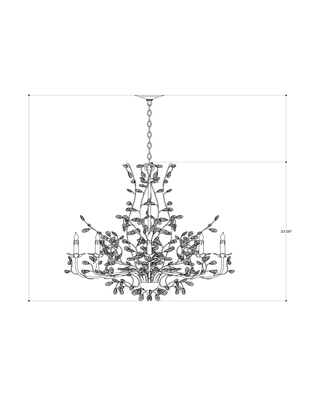 CURREY & COMPANY, CRYSTAL BUD CHANDELIER, CHANDELIER LIGHT