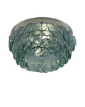 CURREY & COMPANY, BRAITHWELL RECYCLED GLASS FLUSH MOUNT, FLUSH MOUNT CEILING LIGHTS