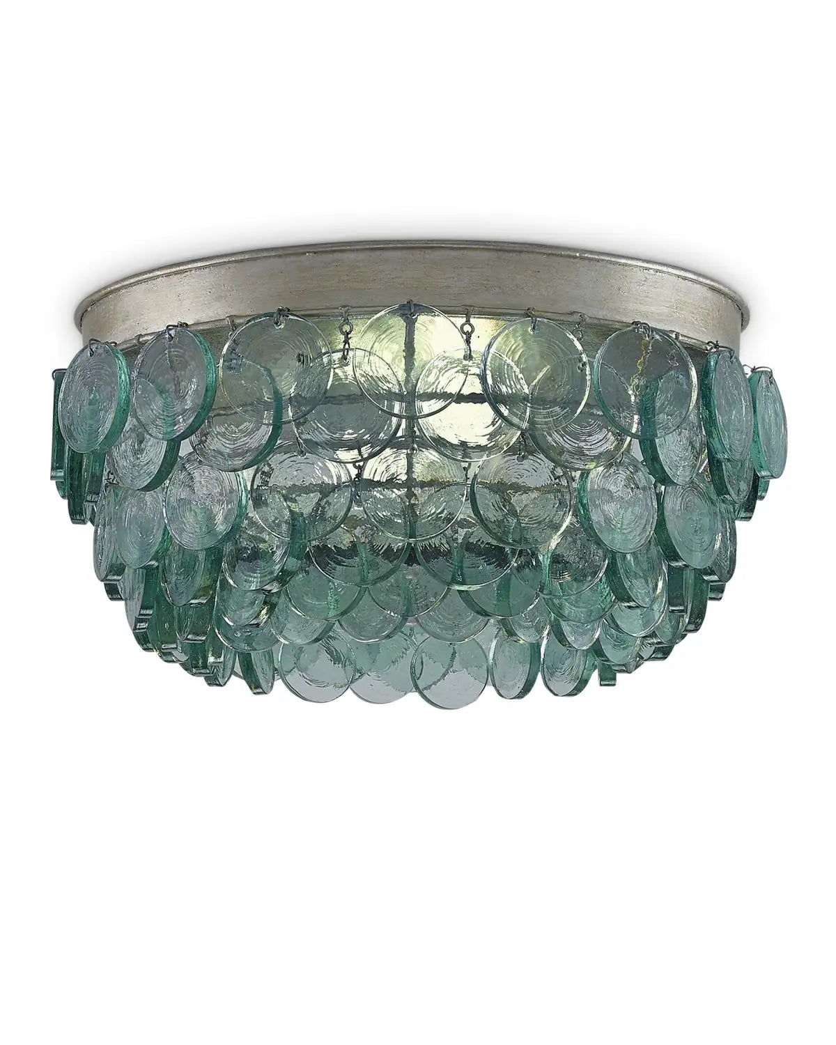 CURREY & COMPANY, BRAITHWELL RECYCLED GLASS FLUSH MOUNT, FLUSH MOUNT CEILING LIGHTS
