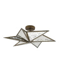 CURREY & COMPANY, STARGAZER SEMI-FLUSH MOUNT, SEMI FLUSH MOUNT LIGHT