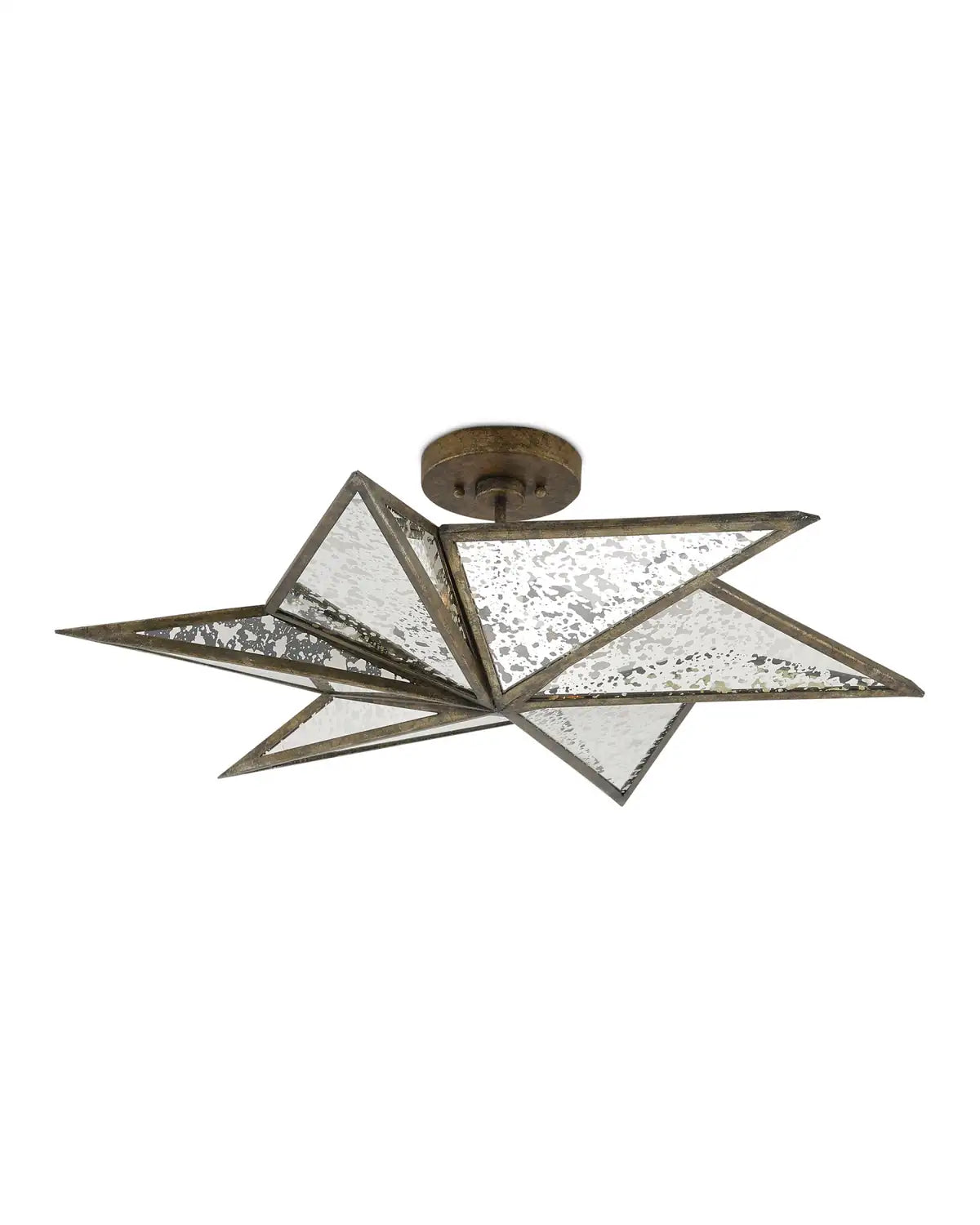 CURREY & COMPANY, STARGAZER SEMI-FLUSH MOUNT, SEMI FLUSH MOUNT LIGHT