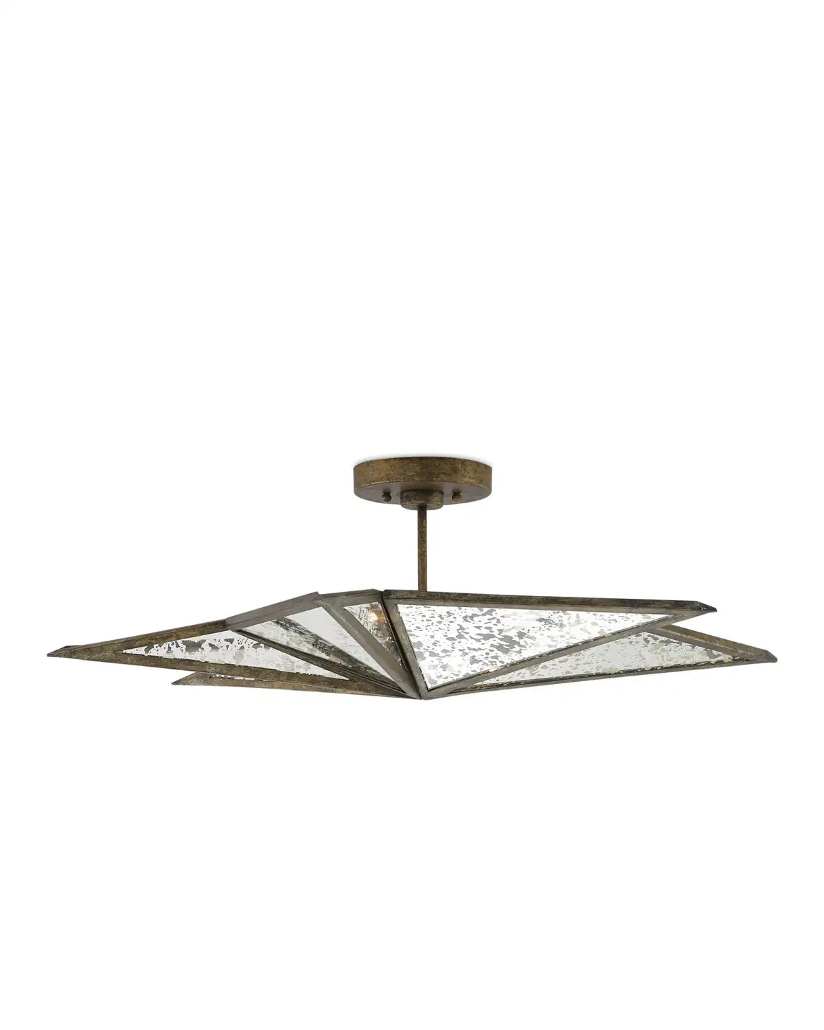 CURREY & COMPANY, STARGAZER SEMI-FLUSH MOUNT, SEMI FLUSH MOUNT LIGHT