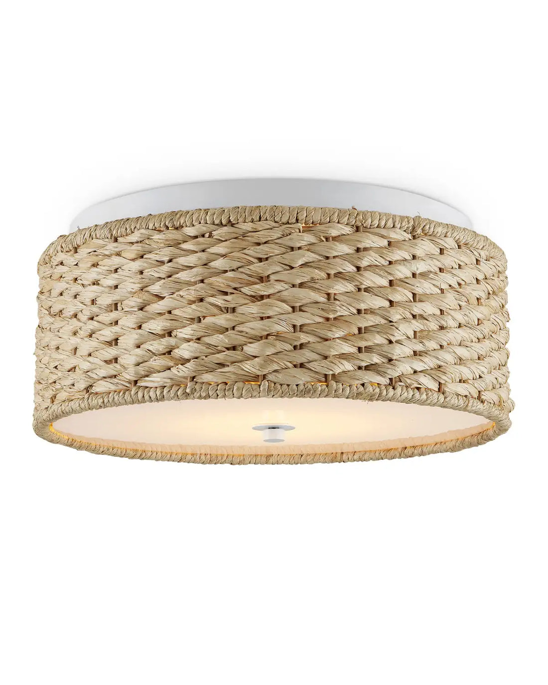 CURREY & COMPANY, COLCHESTER RAFFIA FLUSH MOUNT, FLUSH MOUNT CEILING LIGHTS