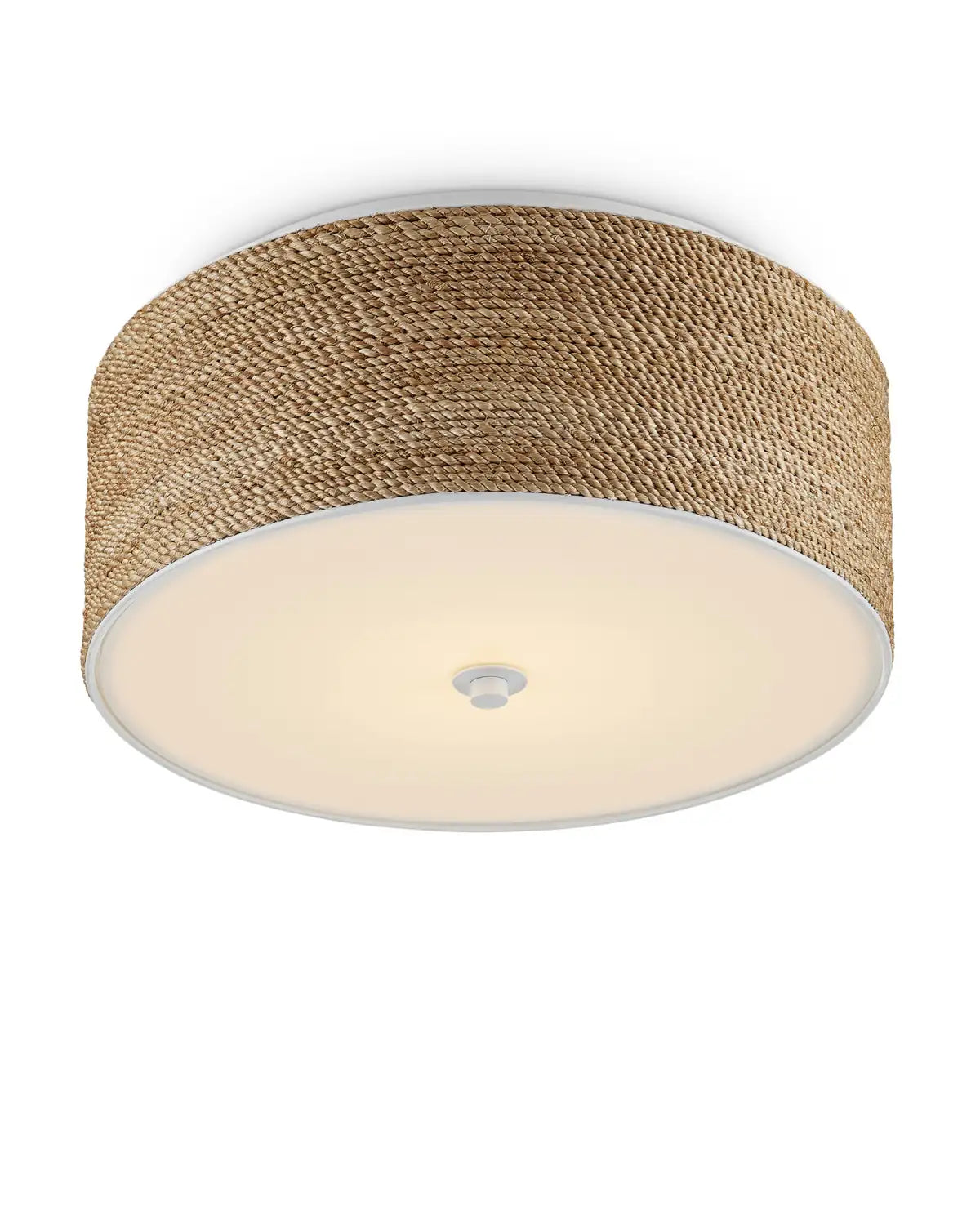 CURREY & COMPANY, COULTON ROPE FLUSH MOUNT, FLUSH MOUNT CEILING LIGHTS