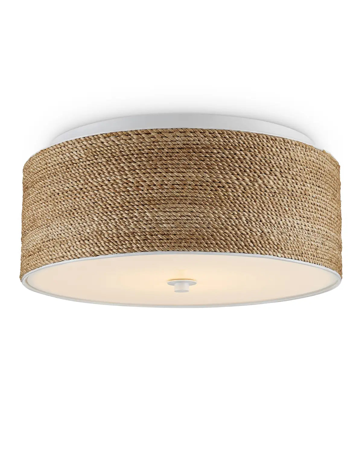 CURREY & COMPANY, COULTON ROPE FLUSH MOUNT, FLUSH MOUNT CEILING LIGHTS