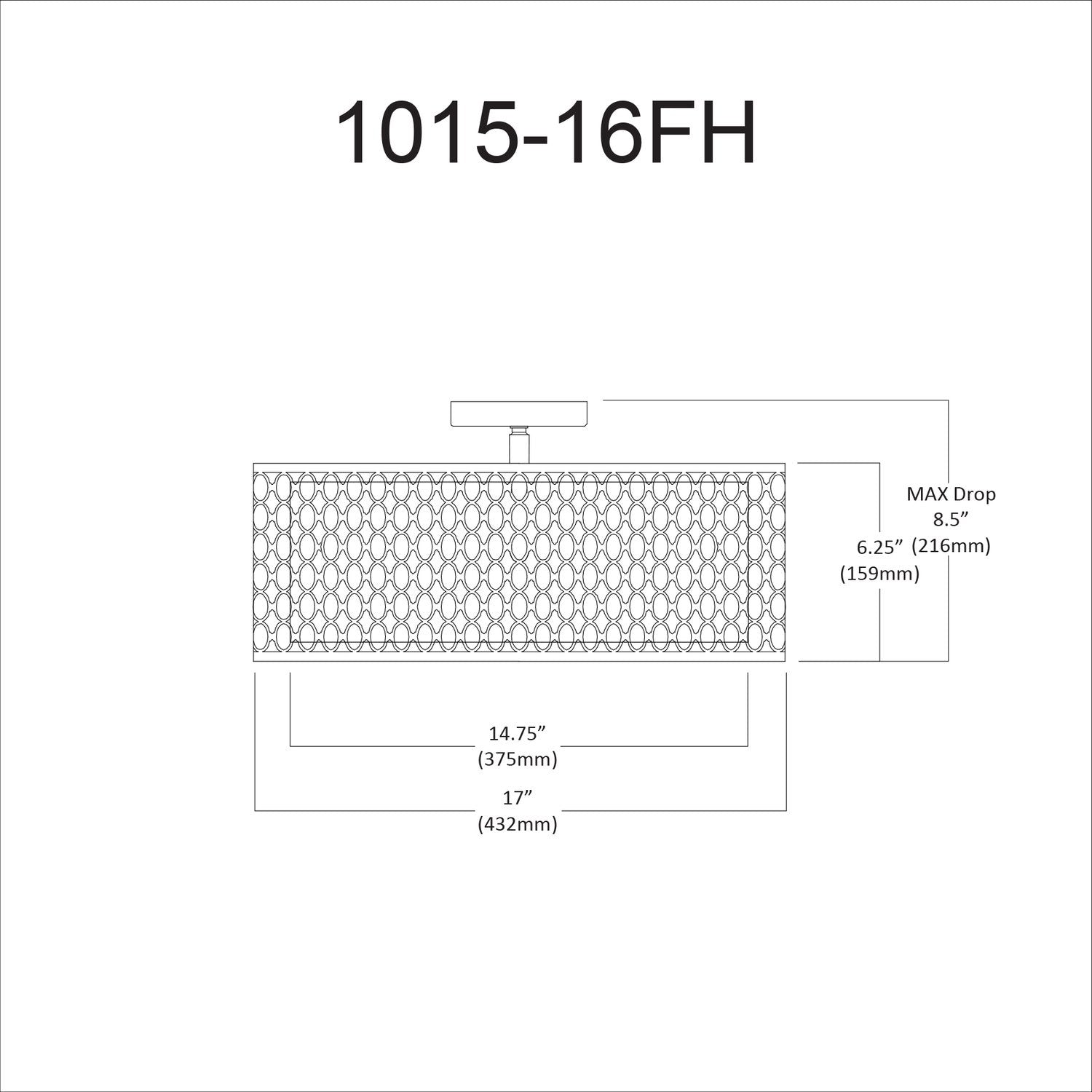 DAINOLITE, KORDAN CEILING SEMI FLUSH, SEMI FLUSH MOUNT LIGHT