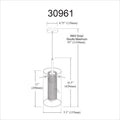 DAINOLITE, PERCY HANGING PENDANT, PENDANT LIGHT