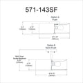DAINOLITE, EVERLY CEILING SEMI FLUSH, SEMI FLUSH MOUNT LIGHT