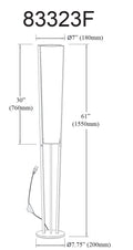 DAINOLITE, EMOTIONS FLOOR DECORATIVE, FLOOR LAMP