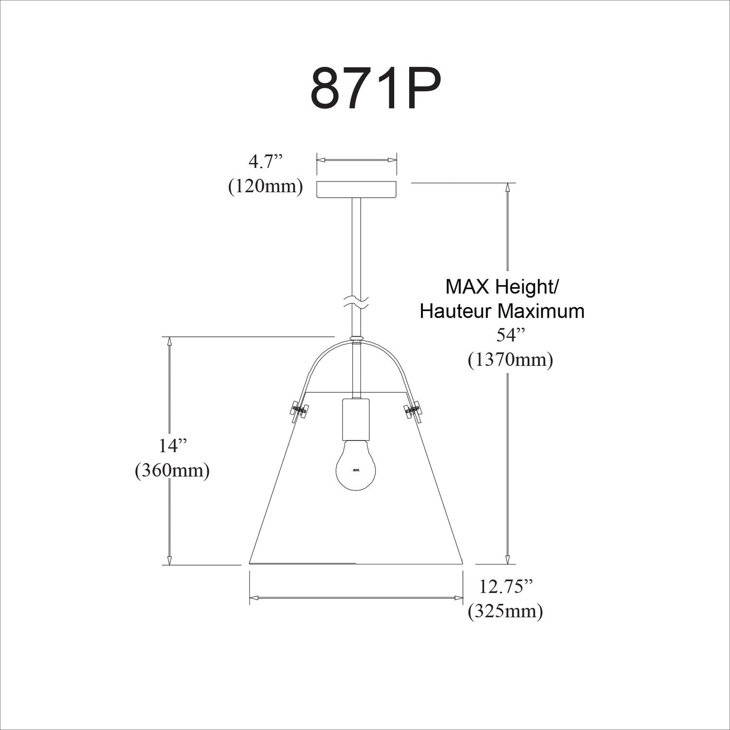 DAINOLITE, POLLY HANGING PENDANT, PENDANT LIGHT