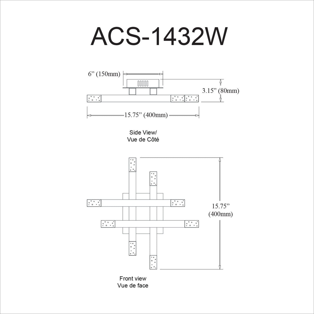 DAINOLITE LTD. ACS-1432W-PC-FR a338a801-a6cd-452d-8f29-df3d48be3d03